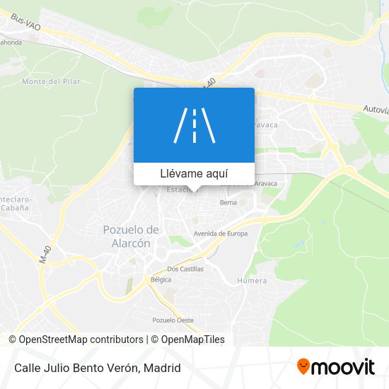 Mapa Calle Julio Bento Verón