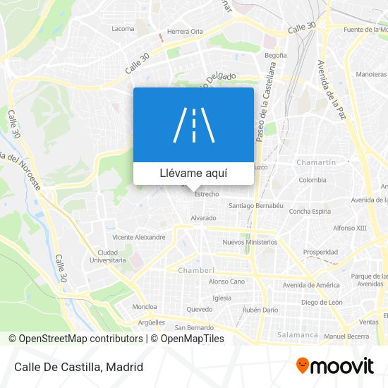 Mapa Calle De Castilla