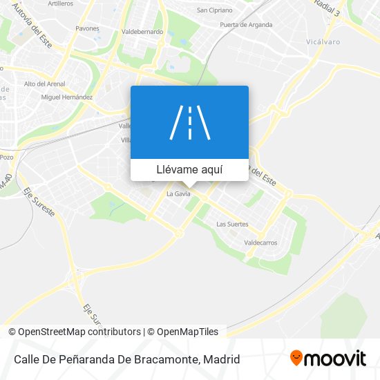 Mapa Calle De Peñaranda De Bracamonte