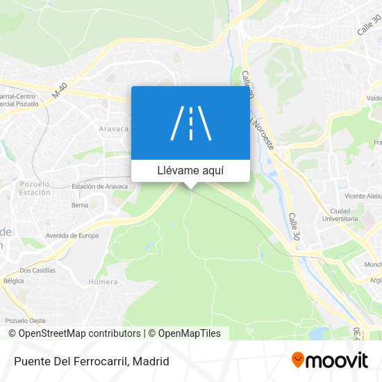 Mapa Puente Del Ferrocarril