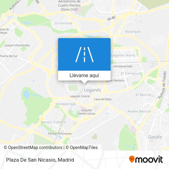Mapa Plaza De San Nicasio
