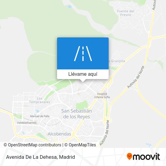 Mapa Avenida De La Dehesa