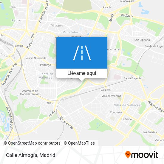 Mapa Calle Almogía
