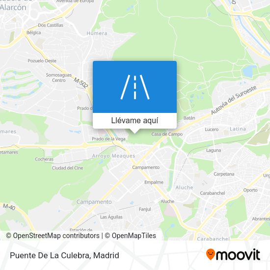 Mapa Puente De La Culebra