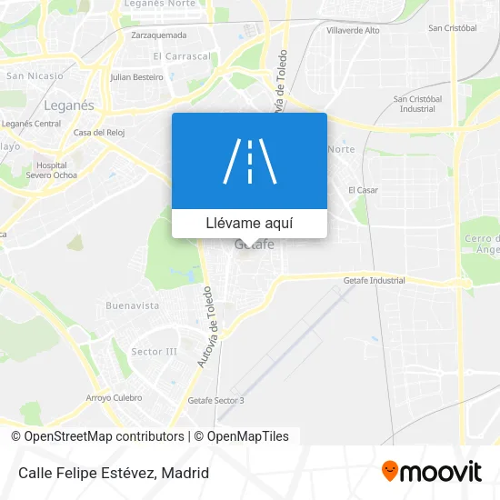 Mapa Calle Felipe Estévez