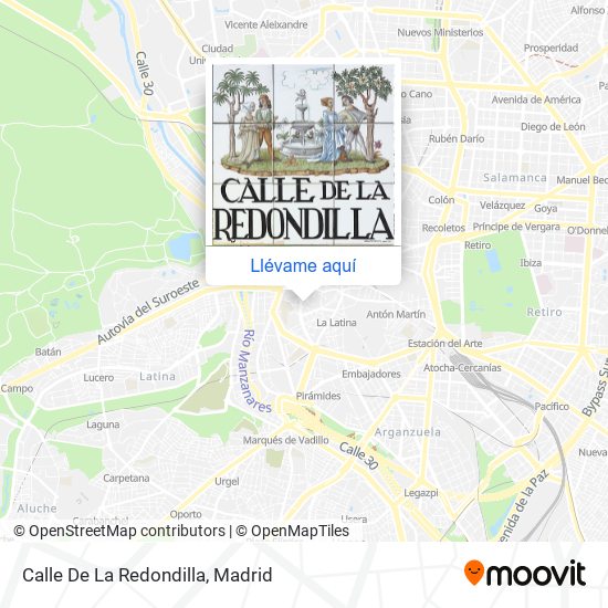 Mapa Calle De La Redondilla