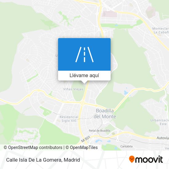 Mapa Calle Isla De La Gomera