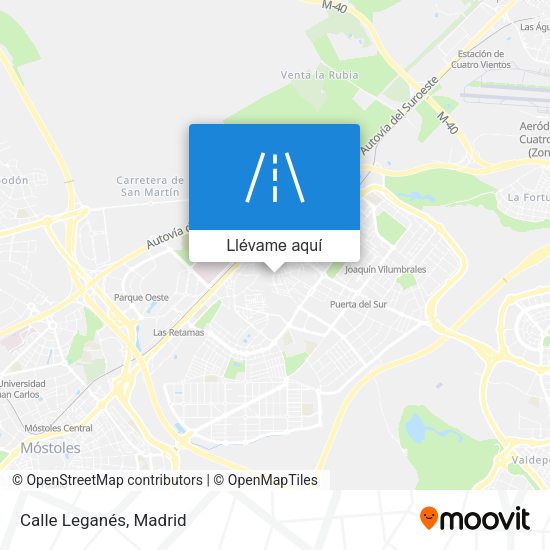 Mapa Calle Leganés