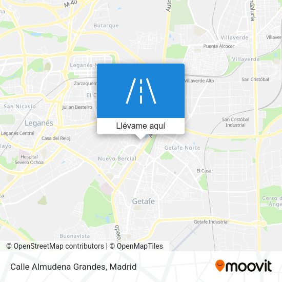 Mapa Calle Almudena Grandes