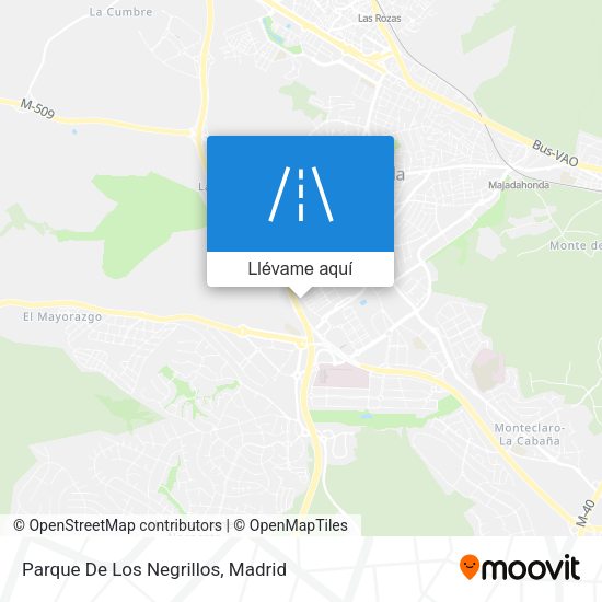 Mapa Parque De Los Negrillos