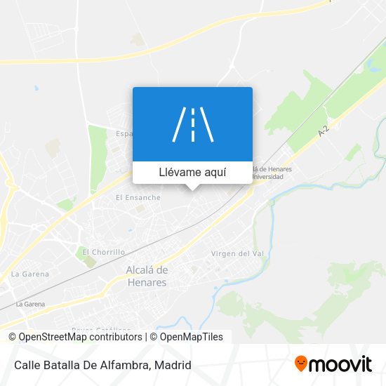 Mapa Calle Batalla De Alfambra