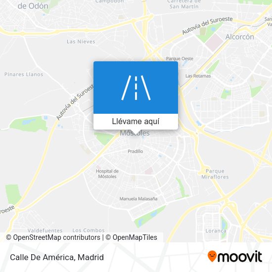 Mapa Calle De América