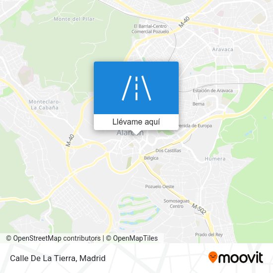Mapa Calle De La Tierra