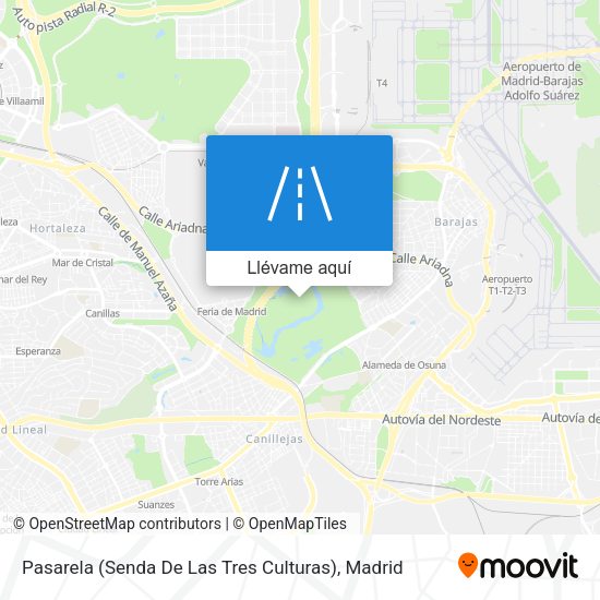 Mapa Pasarela (Senda De Las Tres Culturas)
