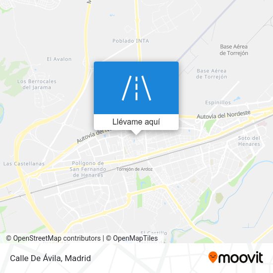Mapa Calle De Ávila