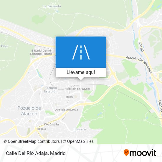 Mapa Calle Del Río Adaja