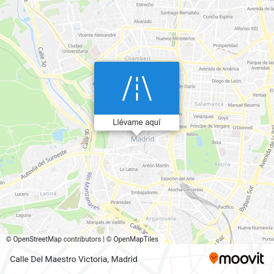 Mapa Calle Del Maestro Victoria