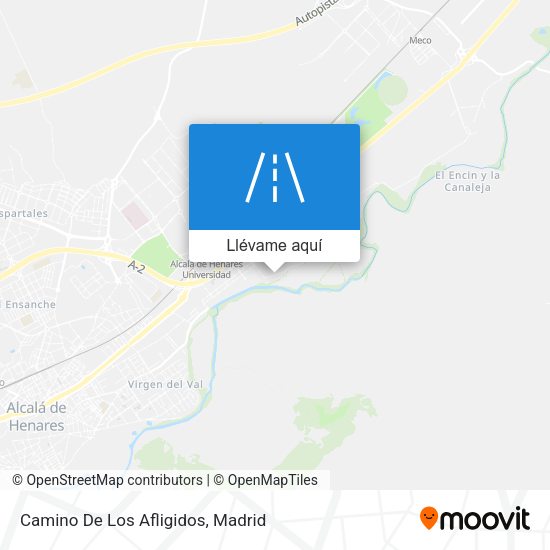 Mapa Camino De Los Afligidos