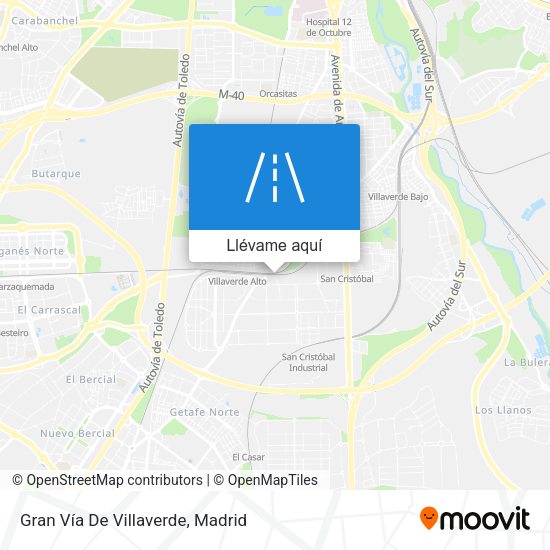 Mapa Gran Vía De Villaverde