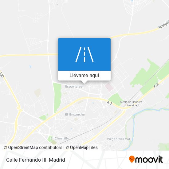 Mapa Calle Fernando III