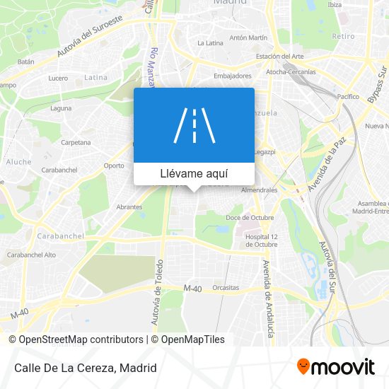 Mapa Calle De La Cereza