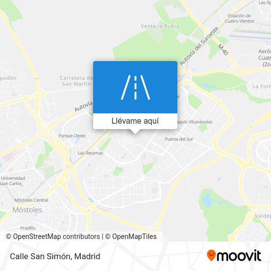 Mapa Calle San Simón