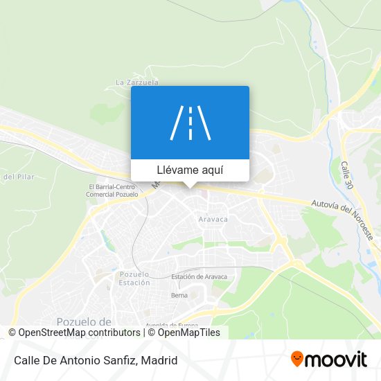 Mapa Calle De Antonio Sanfiz