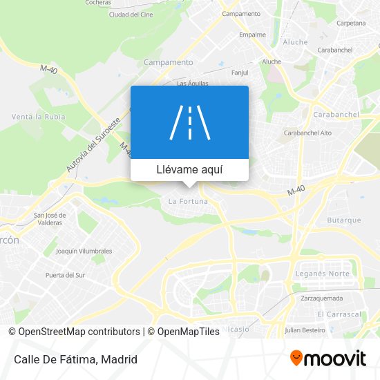 Mapa Calle De Fátima