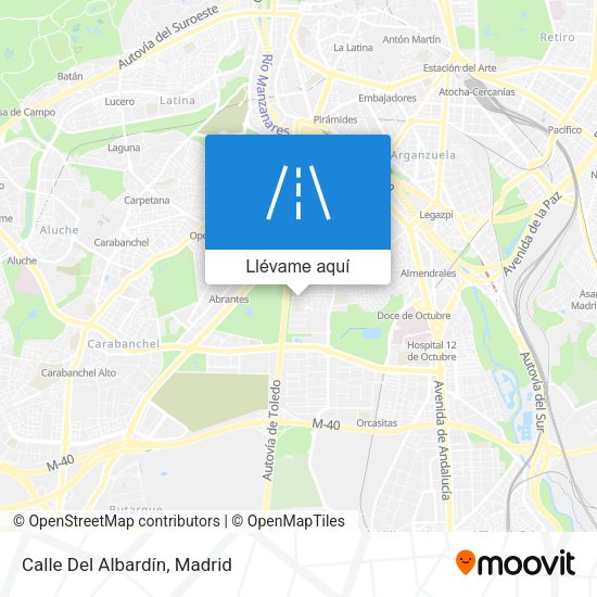 Mapa Calle Del Albardín