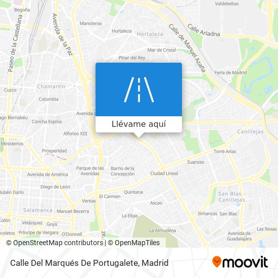 Mapa Calle Del Marqués De Portugalete