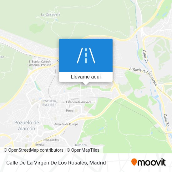 Mapa Calle De La Virgen De Los Rosales