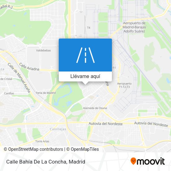 Mapa Calle Bahía De La Concha