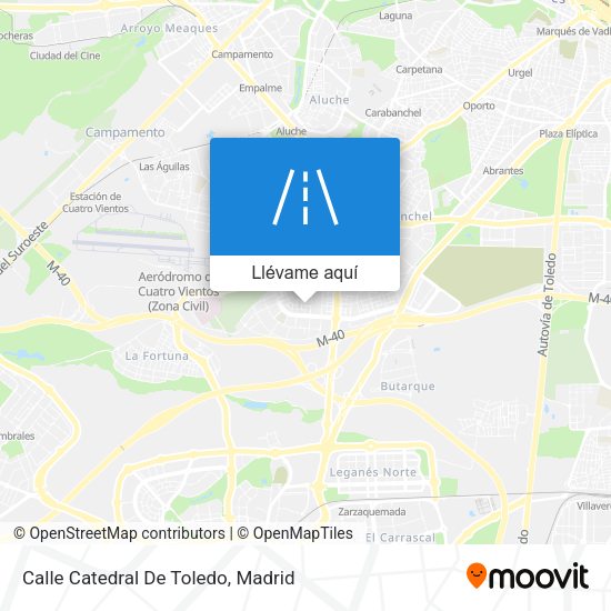 Mapa Calle Catedral De Toledo