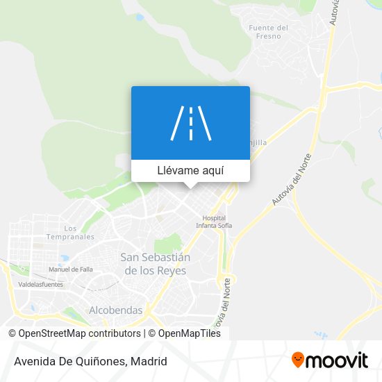 Mapa Avenida De Quiñones