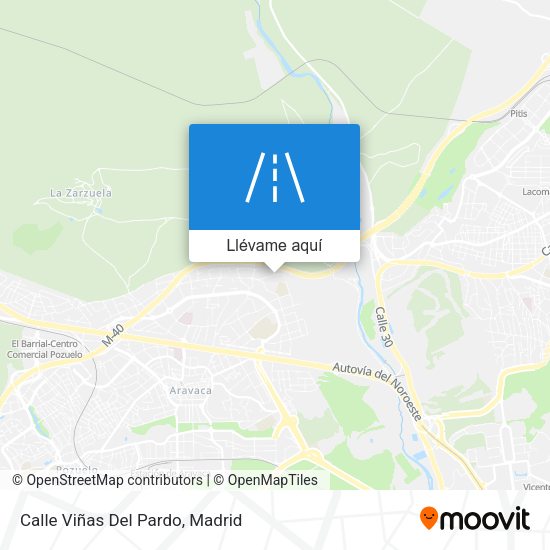 Mapa Calle Viñas Del Pardo