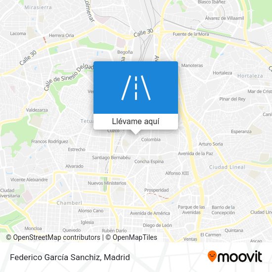 Mapa Federico García Sanchiz