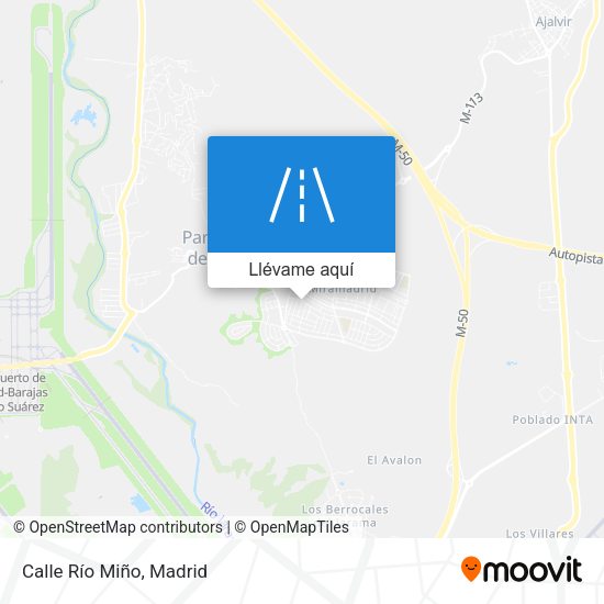 Mapa Calle Río Miño