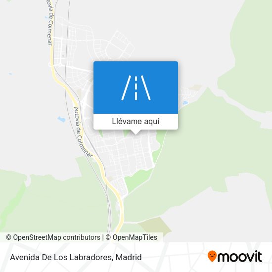 Mapa Avenida De Los Labradores