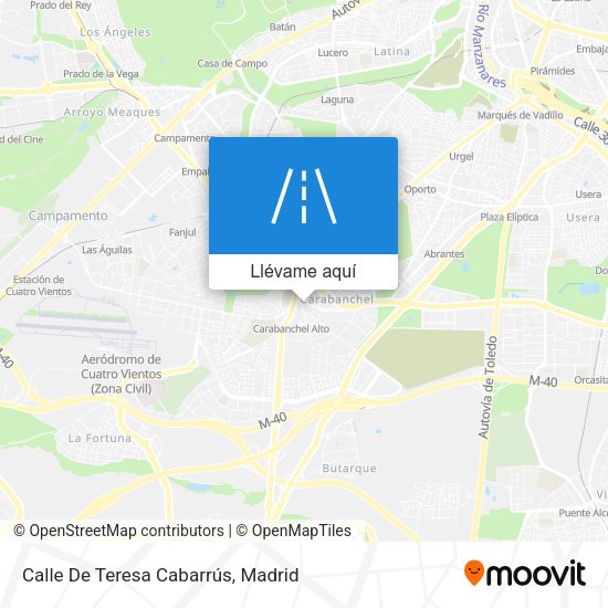 Mapa Calle De Teresa Cabarrús
