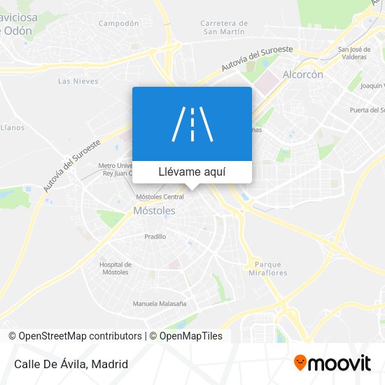 Mapa Calle De Ávila