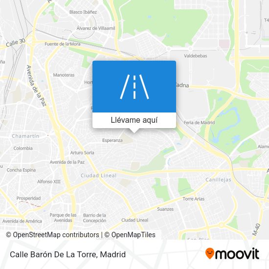 Mapa Calle Barón De La Torre