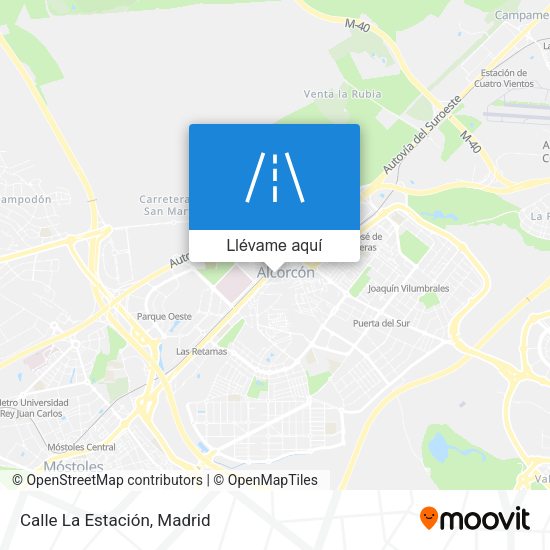 Mapa Calle La Estación