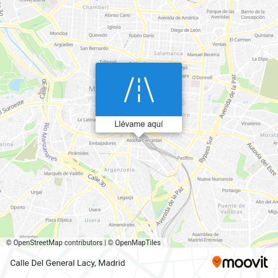 Mapa Calle Del General Lacy