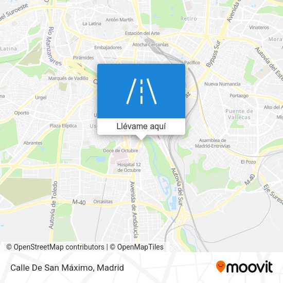Mapa Calle De San Máximo