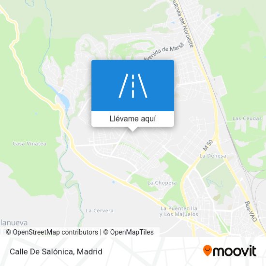 Mapa Calle De Salónica
