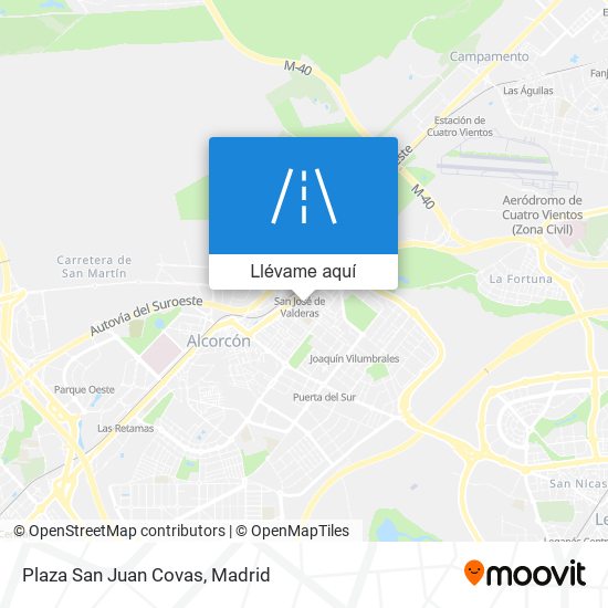 Mapa Plaza San Juan Covas