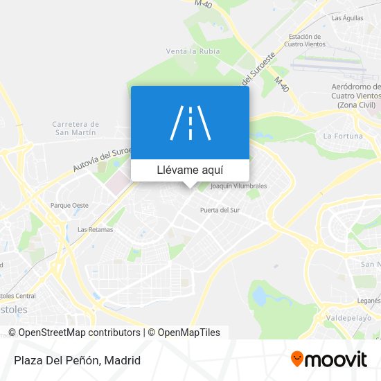 Mapa Plaza Del Peñón