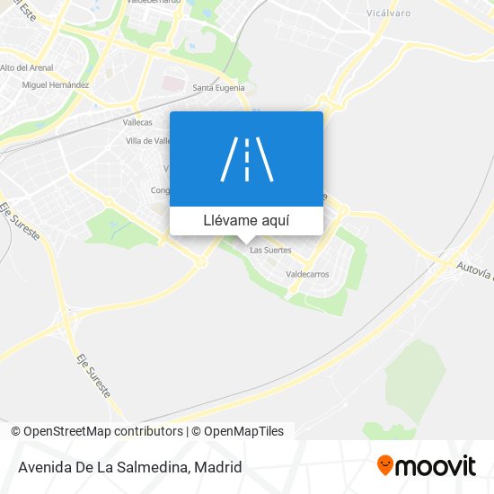 Mapa Avenida De La Salmedina