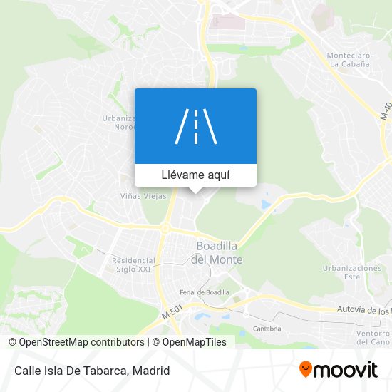 Mapa Calle Isla De Tabarca