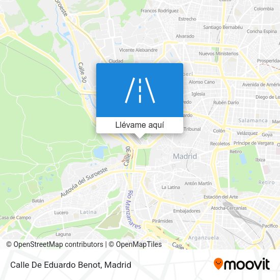 Mapa Calle De Eduardo Benot